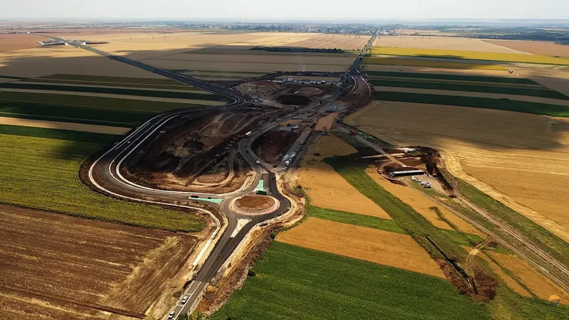 Cei aproximativ 22 de kilometri ai DEx12 Centura Slatina, dintre nodurile Valea Mare și Piatra Olt, sunt aproape gata. / Foto: Asociația Pro Infrastructură, Facebook