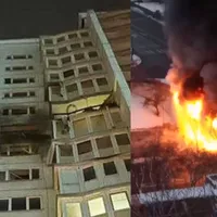 Atac masiv cu drone asupra Moscovei și a altor 3 regiuni din Rusia. Mai multe clădiri, lovite - Foto: X/ @warinukraineua