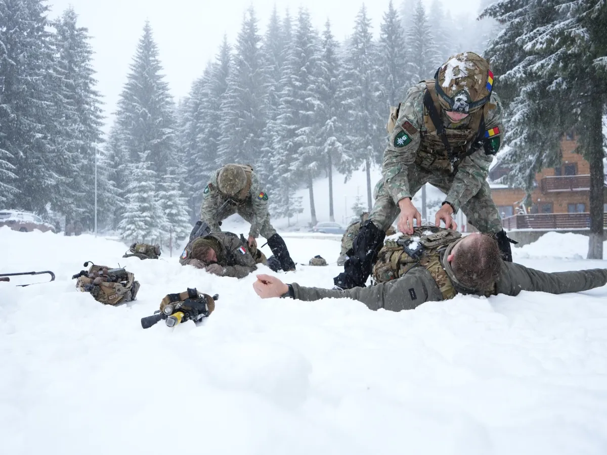 Vânătorii de munte din Franța și România se antrenează împreună cu regularitate - Foto: France Armed Forces