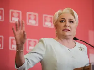 Dăncilă le-a reproșat pesediștilor că au lăsat-o singură. Foto Inquam Photos/Octav Ganea