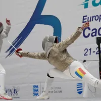 Europeanul de Scrimă Cadeți de la Tallinn, unde România a obținut medaliile de aur - Foto: Facebook/Federația Română de Scrimă