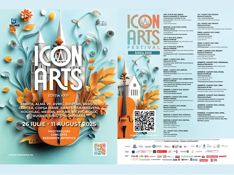 UCIMR anunță deschiderea celei de-a XXIII-a ediții a Festivalului ICon Arts Transilvania