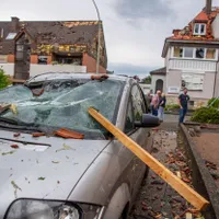 Tornadă la Paderborn, în vestul Germaniei. / Foto: Profimedia