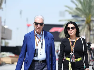 Patronul Ferrari, 78 de ani, și-a dus soția româncă, de 34 de ani, la cursa de F1 din Bahrain. - Foto: Profimedia Images