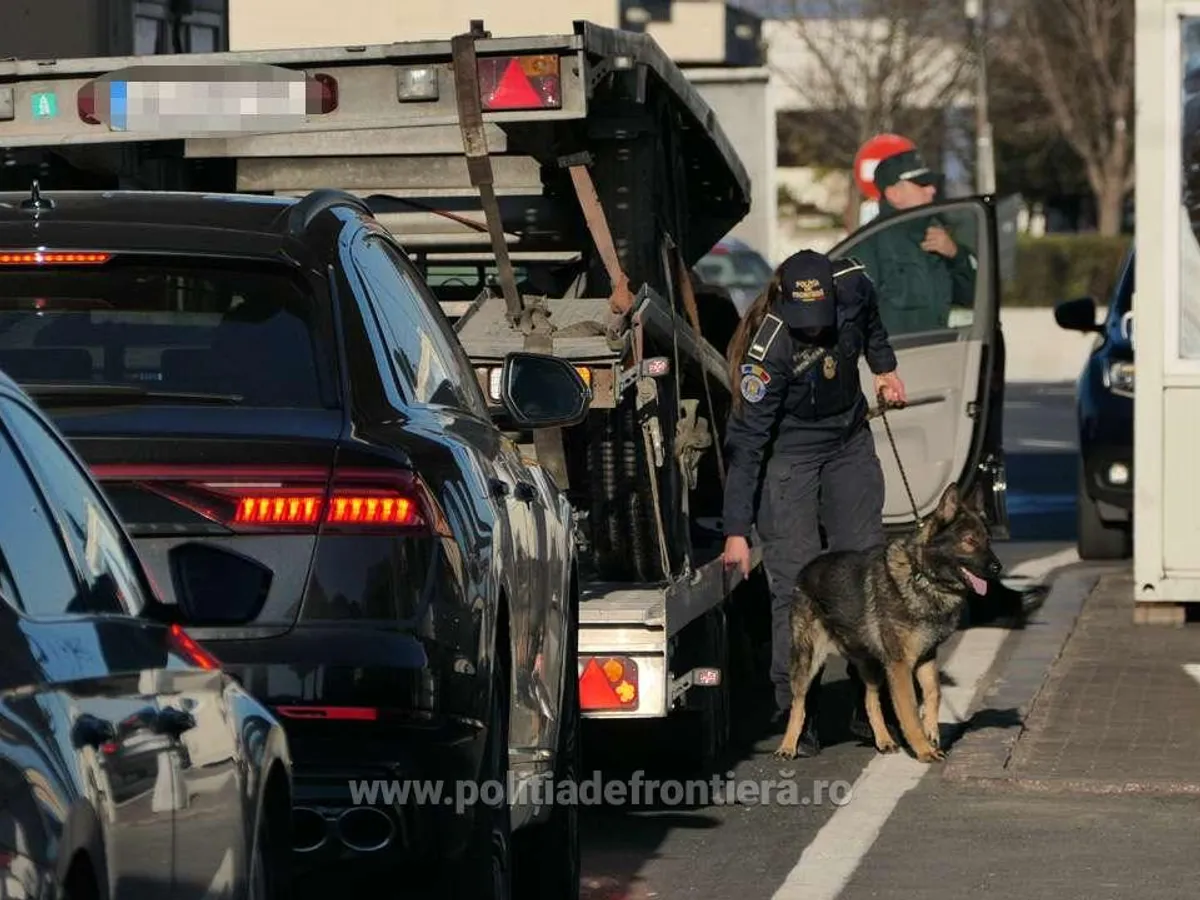 Captură de droguri la frontieră. Un tânăr, arestat după ce a fost prins cu heroină - foto: Poliția de Frontieră (rol ilustrativ)