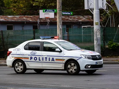 Mașină poliția rutieră română - Foto: Profimedia Images (Imagine cu rol ilustrativ)