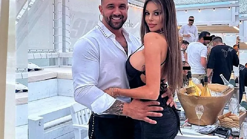 Noua iubită a lui Alex Bodi, modelul polonez Justyna Gradek, a fost acuzată de fostul iubit, designerul Phillipe Plein, că p-a furat 30.000 de euro Foto: wowbiz.ro