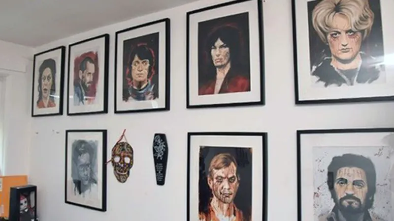 Shaye Groves, o tânără care-și decorase casa cu poze criminali în serie, i-a tăiat gâtul iubitului Foto: profimediaimages.ro