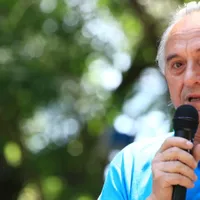 Leon Zăgrean, profesor de la UMF București, îndeamnă studenții să nu poarte mască. „E un instrument al fricii”. Foto Național