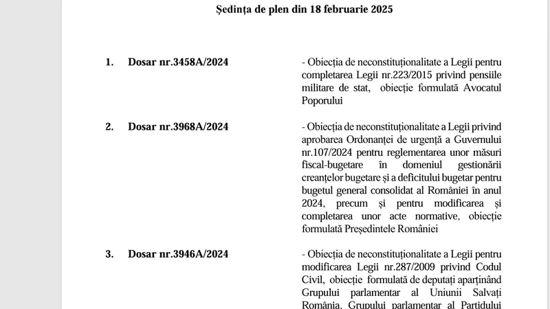 Ultima șansă pentru creșterea pensie militare. CCR decide, marți, soarta a sute de mii de pensionari - Foto: CCR