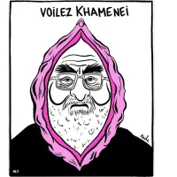 Din cauza unor caricaturi Charlie Hebdo considerate insultătoare, Iranul închide un institut francez - Foto: Twitter