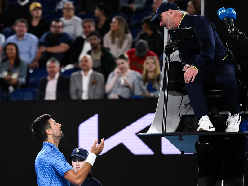 Novak Djokovic a cerut ca fanii beți să fie dați afară/Foto: Profimedia Images