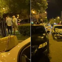 Răfuială în stil ninja la Ploiești. Un tânăr a fost bătut și amenințat cu sabia, după un accident/FOTO: Facebook