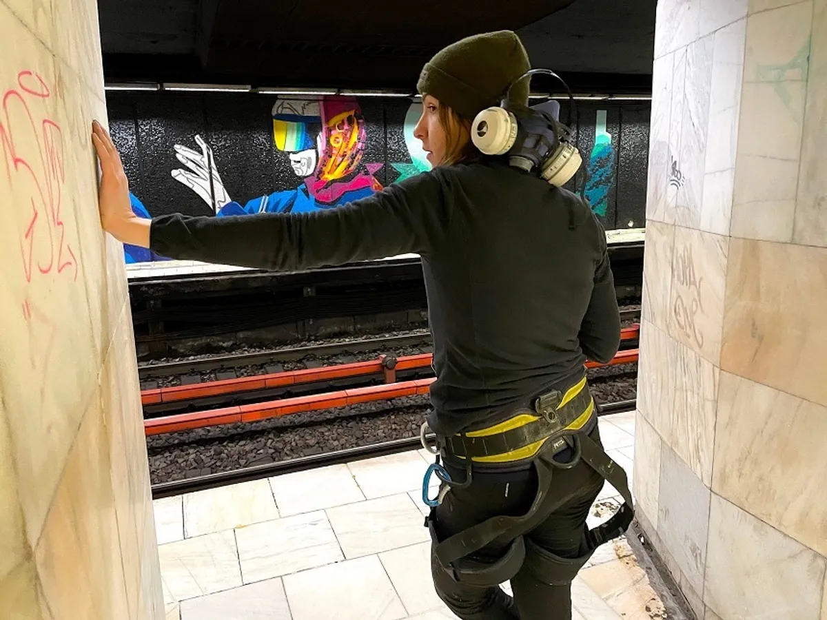 Mai multe stații de metrou din București, transformate în galerii de artă subterană. / Foto: news.ro