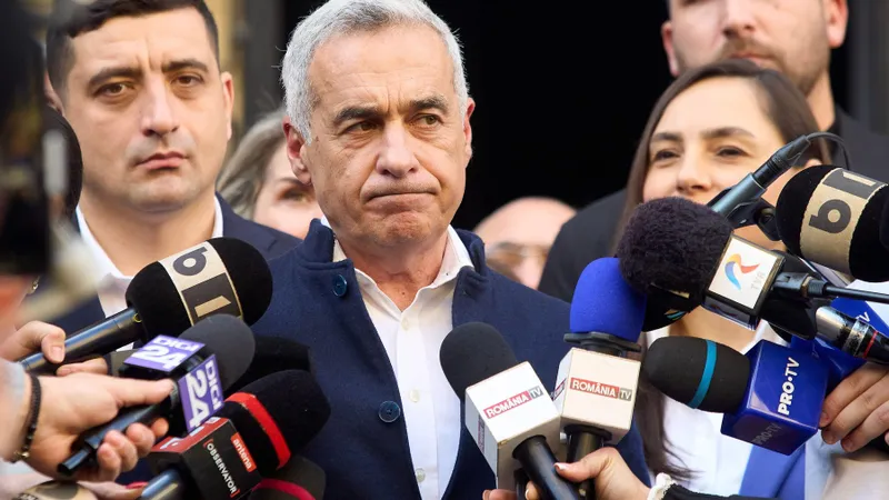 George Simion și Călin Georgescu - Foto: Profimedia images