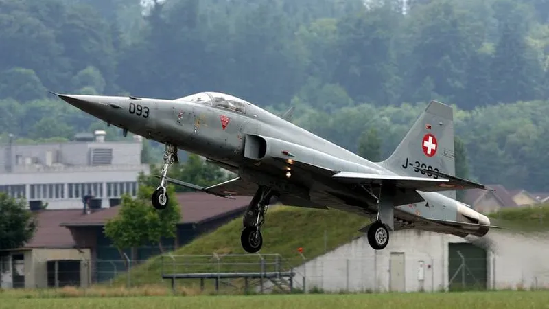 Un avion militar s-a prăbușit în Elveția. Foto: Sudostschweitz.com