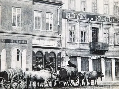 Hotel Hugues, în secolul XIX - Foto: Patri-Arh (rol ilustrativ)