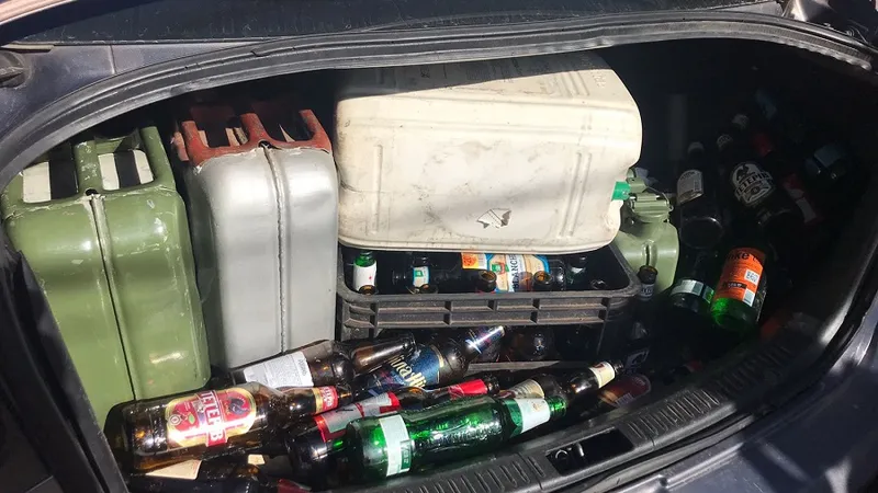 Civilii rămași în Kiev au primit arme și fac cocktailuri explozive Moltov pentru a-și apăra orașul Foto: Newsweek Romania