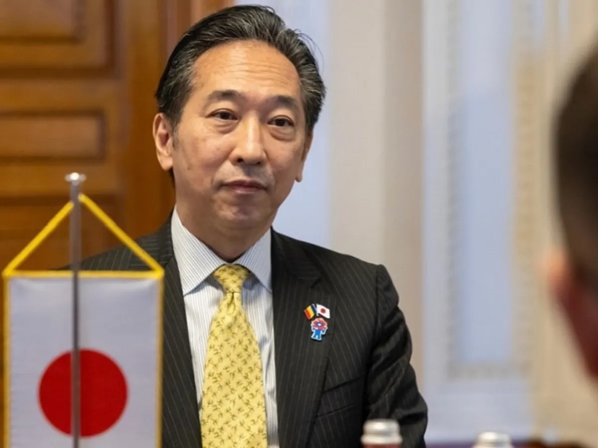 Ambasadorul Japoniei la București, festin cu mici de Dedulești: ”Sunt plini de miresme” - Foto: Facebook