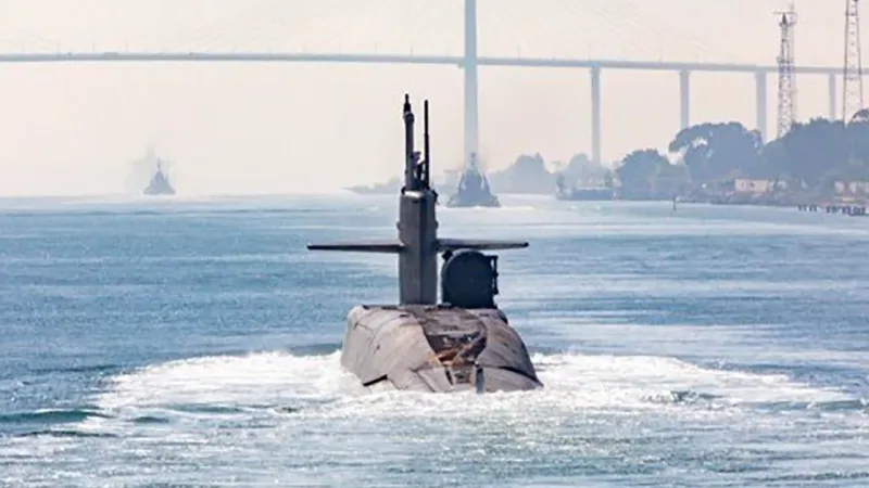 Submarin SUA cu sute de rachete Tomahawk - Foto: US Central Command