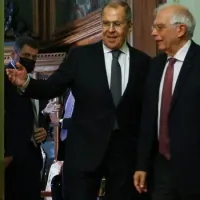 Josep Borell în vizită la Moscova/FOTO: Getty