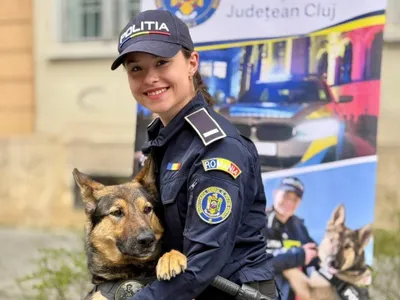 Câine polițist - Foto: MAI