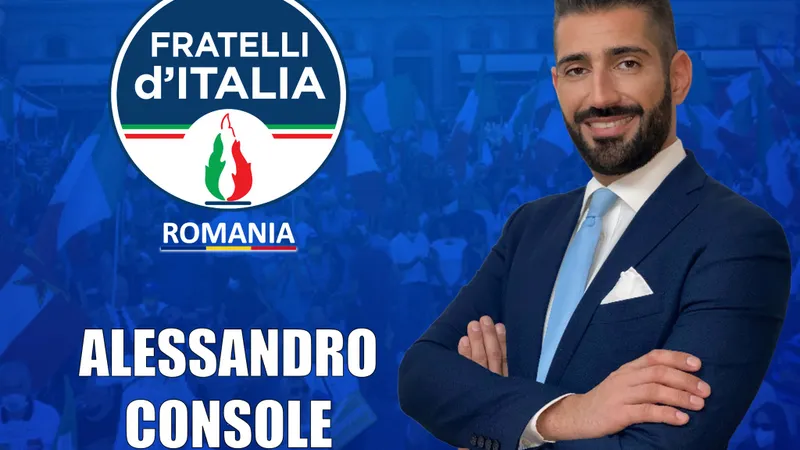 Alessandro Console s-a mutat în România împreună cu familia, la vârsta de 26 de ani- Foto: Facebook