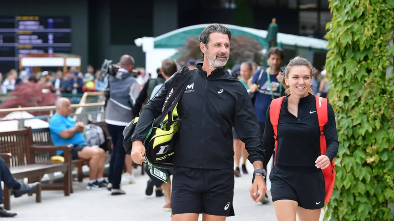 Mouratoglou și Halep - Foto: Prosport