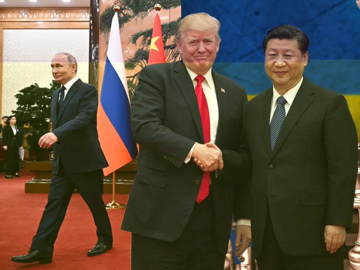 Vadimir Putin, Donald Trump și Xi Jinping - Foto: Profimedia images
