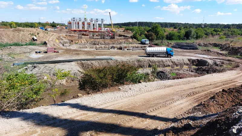Ciotul autostrăzii A0 dintre Mogoșoaia și Corbeanca, gata cu 6 luni mai repede? - Foto: Facebook / Asociația Pro Infrastructură