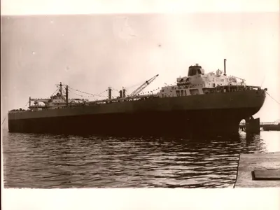 Pe 12 decembrie 1966, un şantier din Japonia lansa la apă cel mai mare petrolier din lume de atunci, Idemitsu Maru, de 210.000 tdw - Foto: Profimedia Images