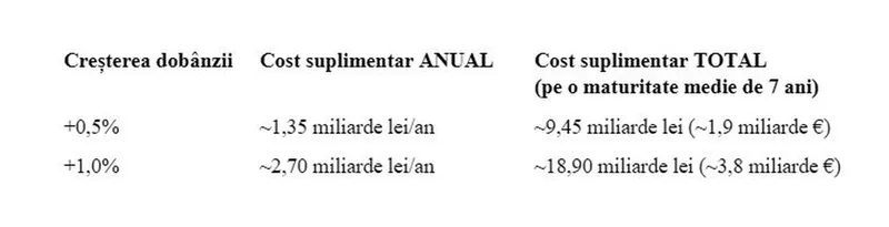 Costurile împrumuturilor României