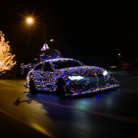 Primul BMW i4 de curse, dezvoltat 100% în România, transformat în sania lui Moș Crăciun - Foto: Flavius Croitoru