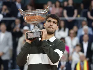 Meci de 5h 29`! Carlos Alcaraz a câștigat Roland Garros pentru al 2-lea an consecutiv - Foto: Profimedia Images