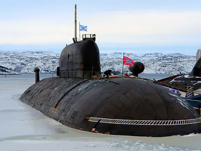 Imensul submarin nuclear sovietic, de trei ori mai mare decat un submarin american, scos la pensie - Foto: Profimedia Images