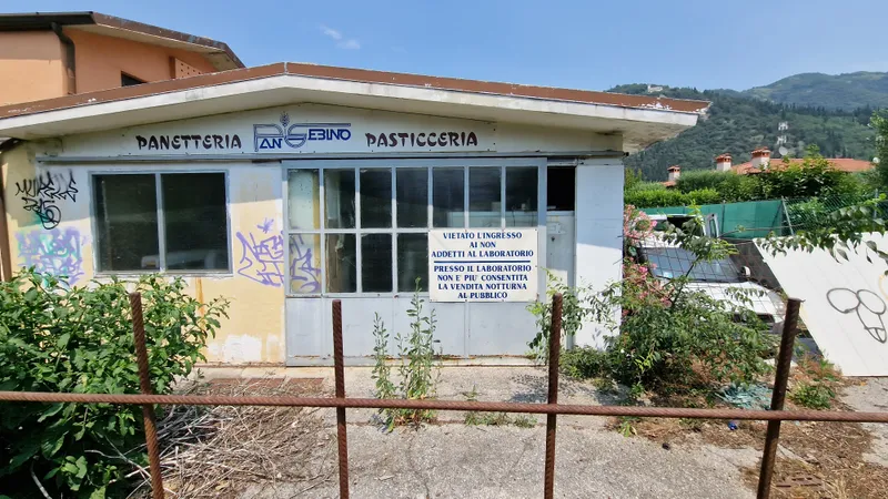 O hală în paragină se află acolo unde este sediul unei alte afaceri conduse de Ionel Arsene și Gheorghe Vlasie în Italia Foto: NWR