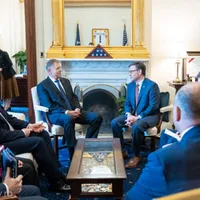 Iohannis s-a întâlnit cu președintele Camerei Reprezentanților din SUA. Discuții despre securitate - Foto: presidency.ro