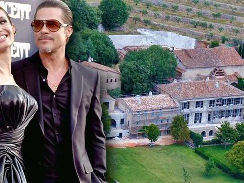 Angelina Jolie și Brad Pitt, nou motiv de ceartă: Castelul din Franța, unde s-au căsătorit/FOTO: dailyexpress