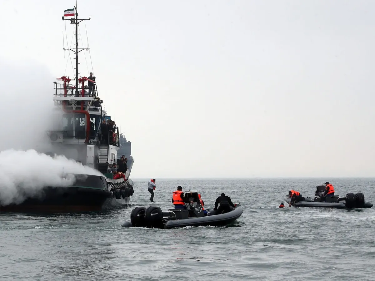 VIDEO Putin, furios. Navele scufundate de Israel în Marea Caspică transportau arme din Rusia către Iran