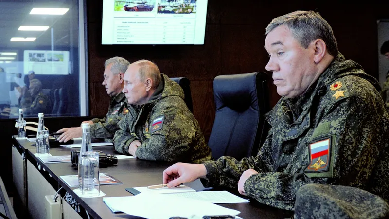 Cum se are Putin cu capii armatei/foto: Profimedia Images