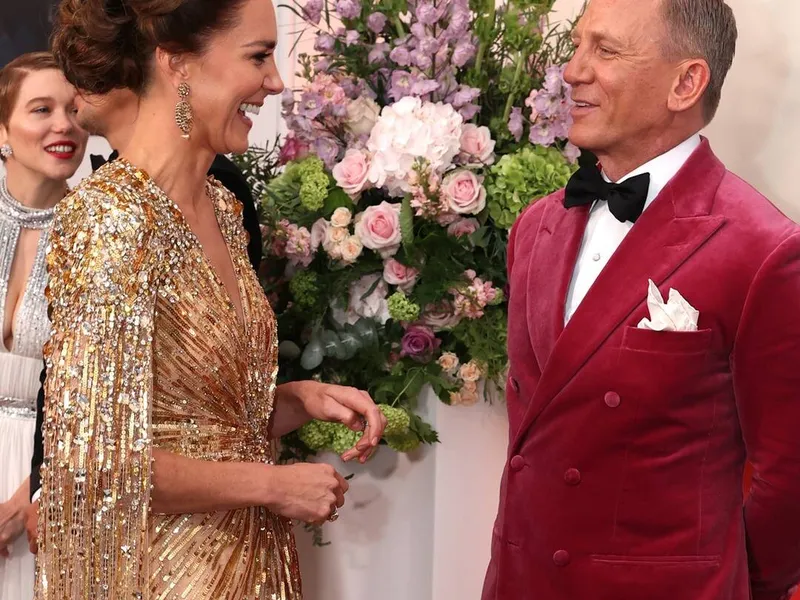 Kate Middleton, apariție răpitoare la premiera noului James Bond - „No Time To Die”. / Foto: eonline.com