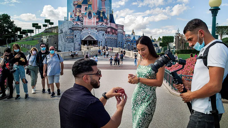 Cerere în căsătorie la Disneyland Paris