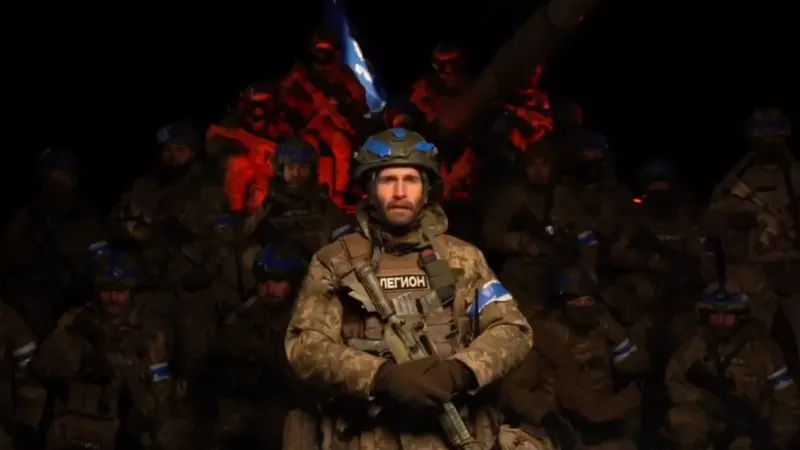 Rușii din „Legiunea Libertății”, care luptă pentru Ucraina, au luat cu asalt un sat din Rusia - Foto: X/@front_ukrainian