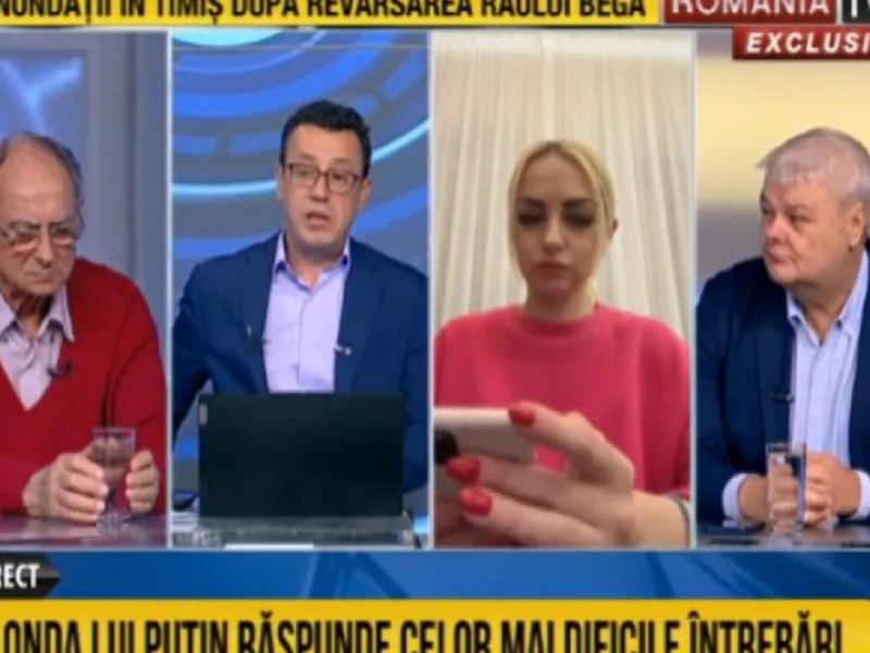 Marina Tauber, politician pro-moscovit de la Chișinău, invitată la România TV  - Foto: România TV / Captură video