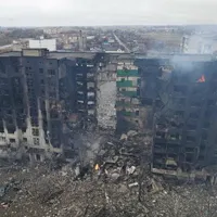 Forțele rusești bombardează centrale electrice și clădiri rezidențiale din regiunea Harkov/FOTO: Twitter
