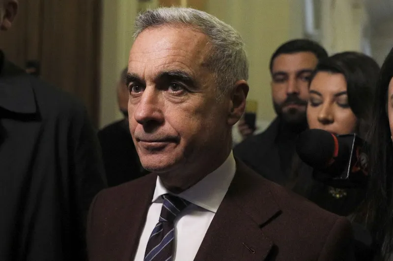 Călin Georgescu, la Curtea de Apel Bucureşti, pe 25 decembrie 2025 - Foto: INQUAM PHOTOS/Mălina Norocea