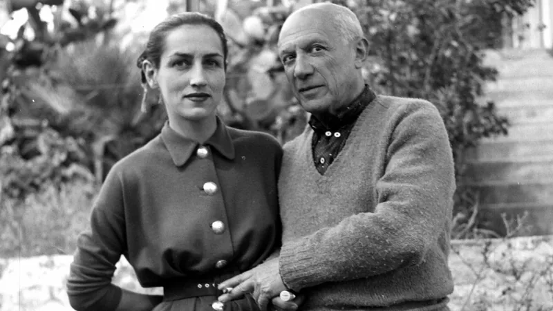 Picasso și Gilot Francoise - Foto: Wamu.org
