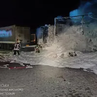Doi șoferi de TIR, răniți de bombardamentele Rusiei la granița României cu Ucraina de la Isaccea - Foto: OVA Odesa
