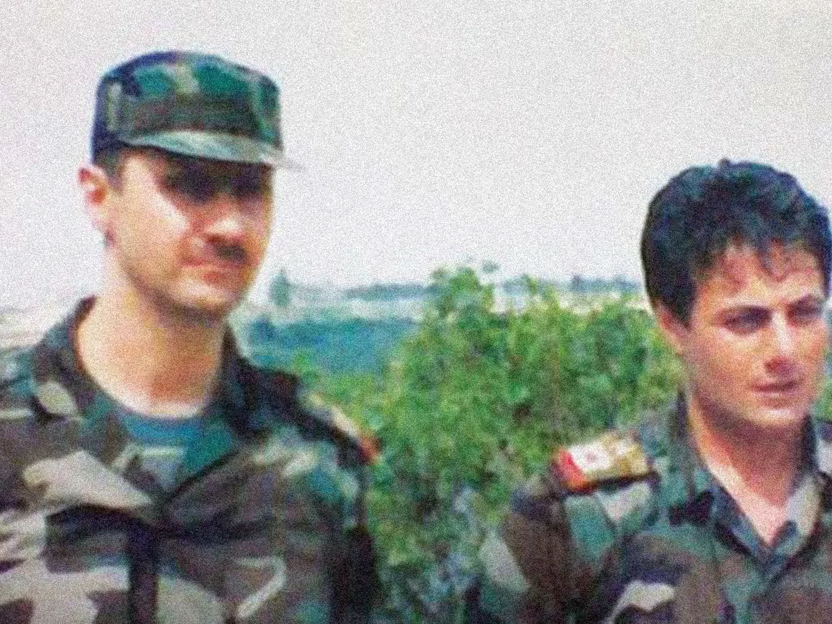 Bashar al-Assad și Manaf Tlass - Foto: Profimedia Images