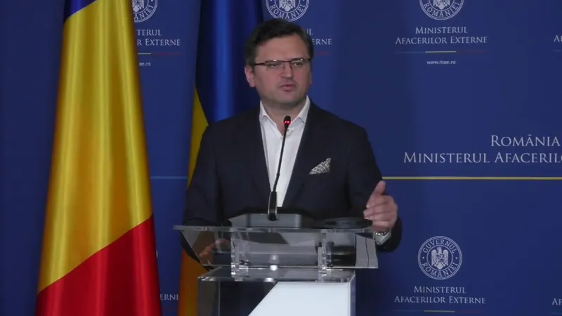Kuleba: „România şi-a arătat adevărata faţă, o faţă de prieten”/FOTO: Facebook/Ministerul Afacerilor Externe